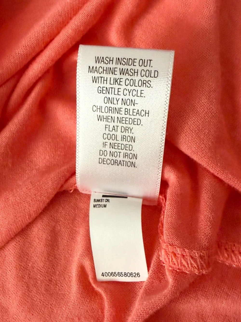 Candie's Coral Scoop Tank with Studded Neckline - Picture 8 of 8